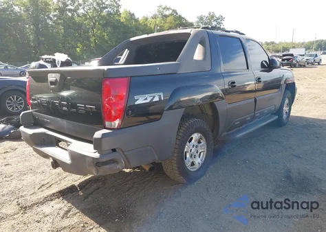 2003 Chevrolet Avalanche 1500 K1500 из США, поврежденный, VIN 3GNEK13T63G332804